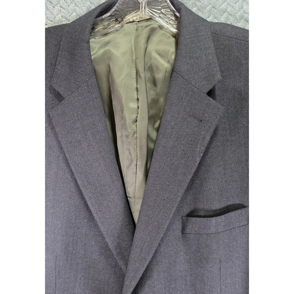 Jos A Bank Charcoal Gray 100% Wool 2 Button Sport Coat Jacket Blazer Mens‎ 50R